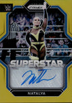 2023 Natalya Panini Prizm WWE GOLD SUPERSTAR AUTO 10/10 AUTOGRAPH #SA-NTL Friday Night Smackdown