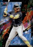 2024 Ronald Acuna Jr. Topps Finest BLUE REFRACTOR 102/325 #14 Atlanta Braves