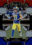 2023 Puka Nacua Panini Select RED WHITE AND BLUE CONCOURSE DIE CUT ROOKIE RC #56 Los Angeles Rams