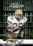 2000  Dorsey Levens Playoff Prestige OVERALL CHECKLIST AUTO AUTOGRAPH #CL74 Green Bay Packers