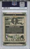 2024-25 Damian Lillard Panini Mosaic BLUE BANK SHOT 036/199 PSA 10 #9 Milwaukee Bucks 4353