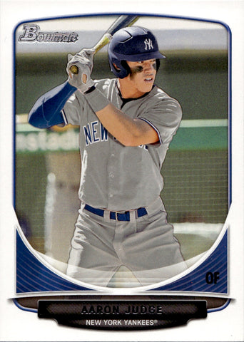 2013 Aaron Judge Bowman ROOKIE RC #BDPP19 New York Yankees 11