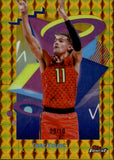 2024-25 Trey Young Topps Finest GOLD GEOMETRIC REFRACTOR 09/10 #201 Atlanta Hawks