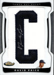 2009 David Price Topps Finest AUTOGRAPHED LETTER PATCH ROOKIE AUTO RC 010/285 #164 Tampa Bay Rays