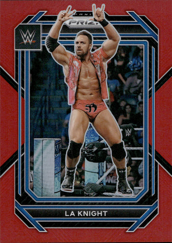 2023 LA Knight Panini Prizm WWE RED 270/299 #120 Friday Night Smackdown