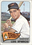 1965 Luis Aparicio Topps #410 Baltimore Orioles HOF BV $30