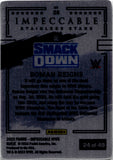 2023 Roman Reigns Panini Impeccable STAINLESS STARS PURPLE 24/49 #20