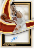 2022-23 Nikola Vucevic Panini Immaculate HOLO GOLD SHADOWBOX SIGNATURES AUTO 04/10 AUTOGRAPH #SBS-NVO Chicago Bulls