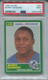 1989 Barry Sanders Score ROOKIE RC PSA 9 #257 Detroit Lions HOF 3788