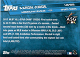 2017 Aaron Judge Topps Update Series ROOKIE RC #US166 New York Yankees