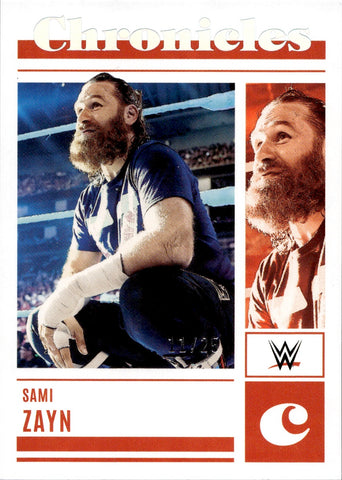 2023 Sami Zayn Panini Chronicles HOLO SILVER 11/25 #46