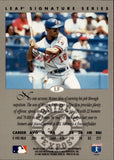 1996 Moises Alou Leaf Signature Series BRONZE AUTO Montreal Expos