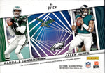 2023 Jalen Hurts Randall Cunningham Panini Illusions DEJA VU DUAL JERSEY Philadelphia Eagles #DV-CH