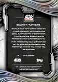 2025 Bounty Hunters Topps Star Wars #23 CHROME GALAXY ATOMIC REFRACTOR 028/150