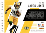 2017 Aaron Jones Panini Unparalleled CLASS OF 2017 ROOKIE RC #263 Green Bay Packers