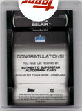 2021 Bianca Belair Topps WWE Undisputed GOLD AUTO 04/10 AUTOGRAPH #A-BB Friday Night Smackdown
