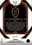 2024-25 Donovan Mitchell Panini Select GOLD ICE COURTSIDE 9/10 Cleveland Cavaliers #261
