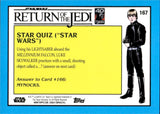 2023 A COLLECTION OF CREATURES Topps Chrome Star Wars Sapphire Return of the Jedi #167 GOLD REFRACTOR 07/15
