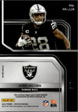 2022 Josh Jacobs Panini Spectra MAX IMPACT NEON SPLATTER JERSEY PATCH 3/8 Las Vegas Raiders #MI-JJA