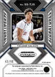 2024 Tidjane Salaun Panini Prizm Draft SENSATIONAL SIGNATURES ORANGE PULSAR ROOKIE AUTO 43/49 Charlotte Hornets #SS-TJS