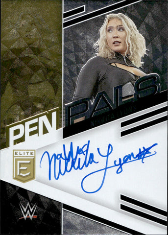 2023 Nikkita Lyons Donruss Elite PEN PALS AUTO AUTOGRAPH #PL-NKL NXT