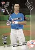 2017 Aaron Judge Topps NOW HOME RUN DERBY WINNER ROOKIE RC #346 New York Yankees
