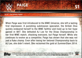 2015 Paige Topps Chrome WWE ROOKIE RC #51 Monday Night Raw 3