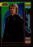 2024 Anakin Skywalker Topps Chrome GALACTIC CIVIL WAR REBEL ALLIANCE KASHYYK GREEN REFRACTOR 87/99 #GG-18