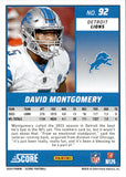 2024 David Montgomery Panini Score DOTS GOLD 170/240 Detroit Lions #92
