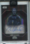 2024 Mario Vernazza as Vult Skerris Topps Chrome Black DARK SIDE AUTO ENCASED #ADS-MV