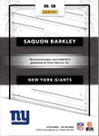 2019 Saquon Barkley Panini The National MEMORABILIA RAINBOW SPOKES JERSEY 16/25 New York Giants #SB