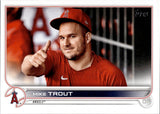 2022 Mike Trout Topps Series 1 SP VARIATION #27 Anaheim Angels