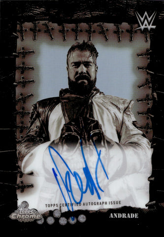 2025 Andrade Topps Chrome Cactus Jack FAMED PHANTOMS REFRACTOR AUTO #FPA-AND