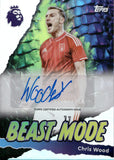 2025-26 Chris Wood Autograph Topps Premier League #BMA-CW BEAST MODE AUTO NOTTINGHAM FOREST