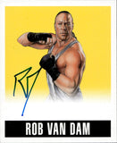 2014 Rob Van Dam Leaf Originals Wrestling AUTO 07/99 AUTOGRAPH #RVD WWE TNA AEW