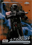 2024 Star Wars Topps Chrome Purge Trooper #AV-82 01/25 ORANGE REFRACTOR AUREBESH SP