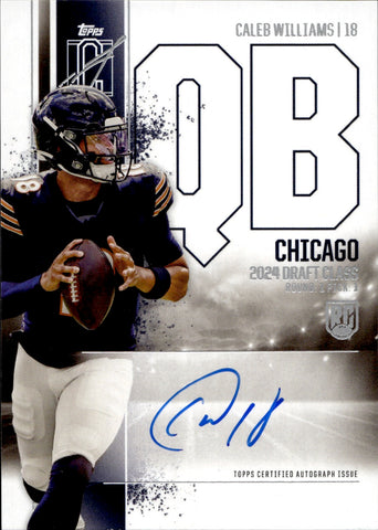 2024 Caleb Williams Topps Signature Series ROOKIE CLASS AUTO VARIATION Chicago Bears #RCA-CW
