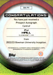 2022-23 PJ Hall Bowman University Inception PROSPECT AUTOGRAPH ROOKIE AUTO Clemson Tigers #BIA-PH