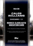2024 Caleb Williams Topps Signature Series ROOKIE CLASS AUTO VARIATION Chicago Bears #RCA-CW