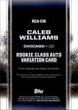 2024 Caleb Williams Topps Signature Series ROOKIE CLASS AUTO VARIATION Chicago Bears #RCA-CW