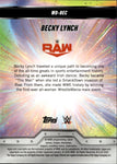 2025 Becky Lynch Topps Chrome WWE PURPLE GEOMETRIC REFRACTOR WOMEN'S DIVISION 10/10 #WD-BEC Monday Night Raw