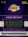 2015-16 Kobe Bryant Panini Prizm Los Angeles Lakers #182 6