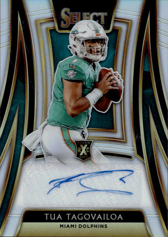 2019 Tua Tagovailoa Panini Select SILVER XRC ROOKIE 25/99 Miami Dolphins #324