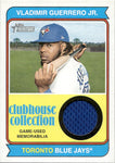 2023 Vladimir Guerrero Jr. Topps Heritage CLUBHOUSE COLLECTION RELICS GAME-USED MEMORABILIA JERSEY #CCR-VG Toronto Blue Jays