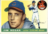 1955 Jim Hegan Topps #7 Cleveland Indians BV $60