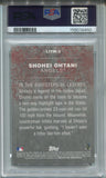2018 Shohei Ohtani Topps LEGENDS IN THE MAKING ROOKIE RC PSA 9 #2 Anaheim Angels 4480