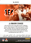 2023 Ja'Marr Chase Donruss Elite PINK SPELLBOUND LETTER S #SB-JC4 Cincinnati Bengals