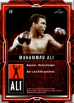 2024 Muhammad Ali Leaf Legacy Collection PRISMATIC SILVER 01/10 #68 Boxing Great