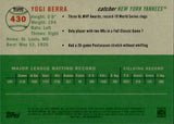 2023 Yogi Berra Topps Chrome Platinum Anniversary GOLD WAVE JERSEY NUMBER 08/50 #430 New York Yankees HOF