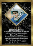 2024 Drew Pearson Leaf In the Game Used LEAF GOLD STARS PINK AUTOGRAPH AUTO 4/9 #LGS-DP1 Dallas Cowboys